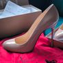 Christian Louboutin Nude Fifi 100 patent calf (39.5 / 6.5 no half on adverts) Image 2