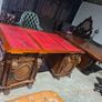 Thomas Chippendale Lions Head Carved Twin Pedestal Partner Desk+ chair Image 5