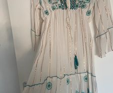 Stunning maxi dress  one size fits all .  new with tags  beautiful  on