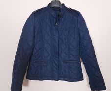 French Connection Navy Blue Diamond Quilted Jacket 8UK/36EU