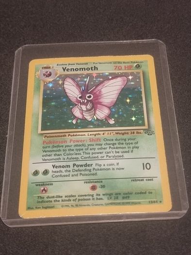 Pokemon TCG Venomoth 13/64 Jungle Holo