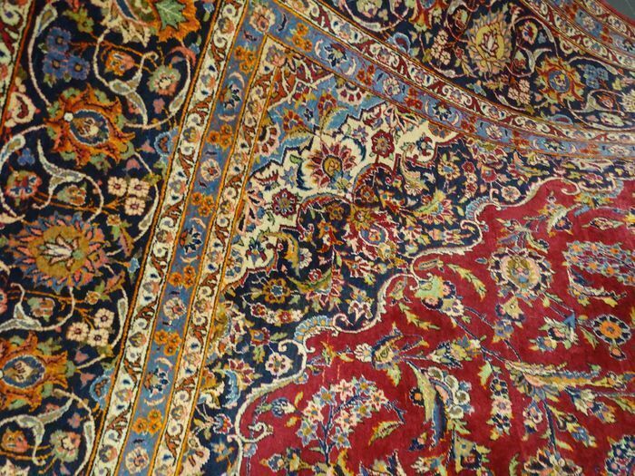 P.ersian Old Kashan Rug.4.1x2.93m (AK)