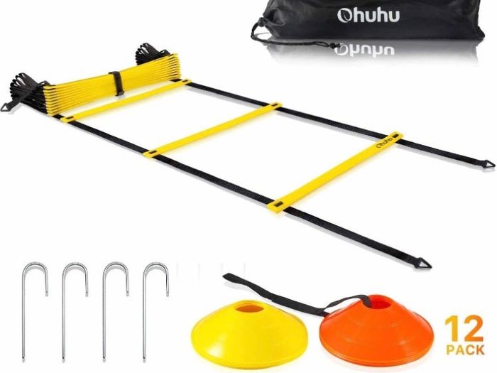 Agility Ladder Football Training Equipment Set, Football Ladder Training Kit
