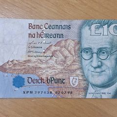 Irish Bank Notes - Bundle of Four 10 Punt - James Joyce
