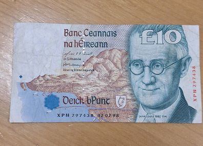 Irish Bank Notes - Bundle of Four 10 Punt - James Joyce