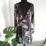 All Saints silk asymmetric dres size M 10 Image 6
