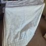 Cream damask curtains Image 3