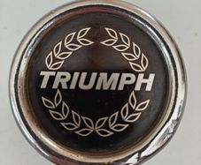 Triumph car wheel centre alloy cap vintage