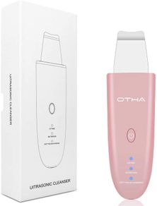 Skin Scrubber, Facial Cleanser Skin Spatula Blackhead Remover-Comedone Extractor- Ultrasonic Peeling Pore Cleaner -Facial Lifting Tool Massager