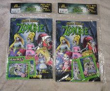 once upon a zombie stickers and stickerbook