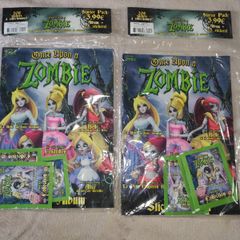 once upon a zombie stickers and stickerbook