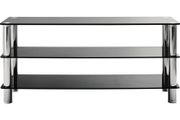Hygena Matrix Black Glass TV Bench