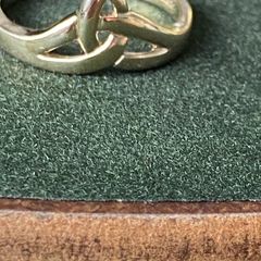 celtic  ring 9ct solid gold