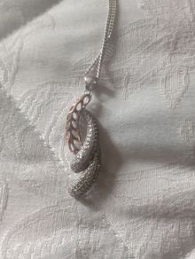 Sterling silver swirl necklace
