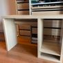 IKEA Kallax desk white stained/oak effect. Image 2