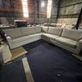 Grey corner sofa set o shaped Image 2