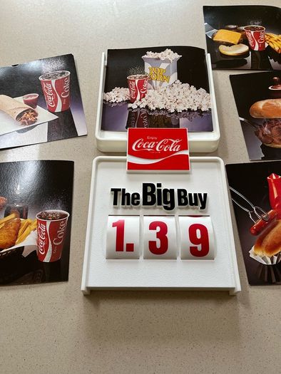Coca Cola American Menu Sign Rare
