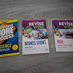 Revise wise and less stress and more success junior cert books