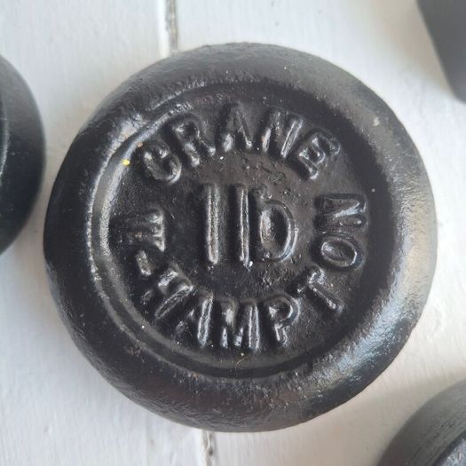 Vintage & Antique Cast Iron Scale Weights