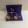 Vintage miniature brass weighting scales set Image 6
