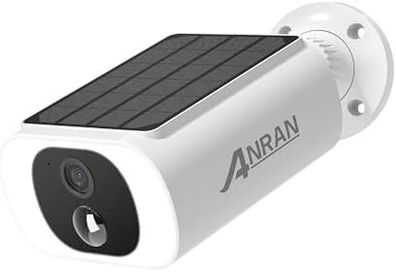 2K Solar Security Cameras Wireless Outdoor/Indoor, Integrated Solar Panel, Battery Camera, Color Night Vision, Spotlight Camera, 2-Way Talk, PIR Motion Detection, Alerts, Work with Alexa, C3