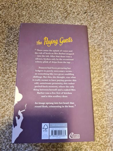 Paying Guests by  Sarah Waters