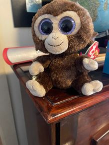 TY Beanie Boos Coconut The Monkey Rare Retired Plush Toy 2010