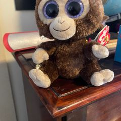 TY Beanie Boos Coconut The Monkey Rare Retired Plush Toy 2010