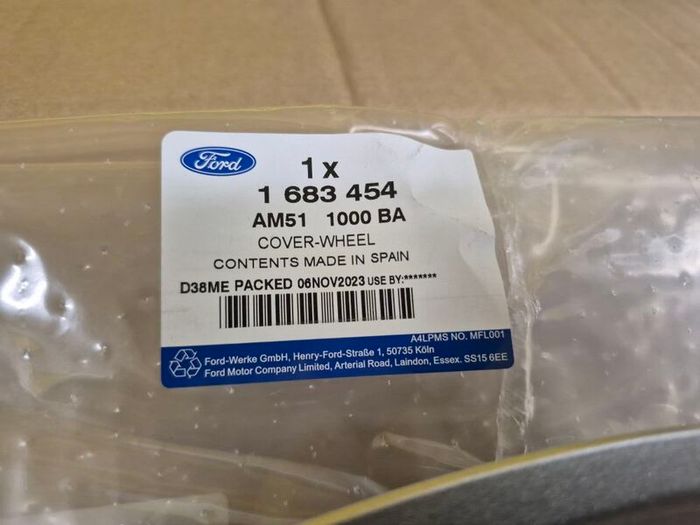 Ford Focus Mk3 2012- Genuine Hubcap Wheel Trim 1683454 New OEM Part