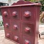 Vintage French  Chest Apothecary  Drawers  OFFERS WELCOME Image 9