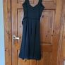 Ladies Karen Millen Black Dress Size 14 Image 4