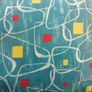 NEW Mid century fabric Five zipped cushions made with 1950s fabric Image 3