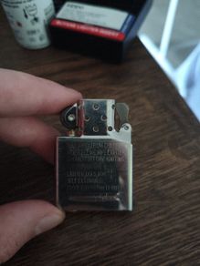 Brand new Zippo gasoline insert