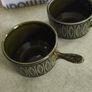 Vintage Tams England green handled soup bowls set of 2 Image 6