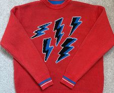 Zara winter Jumper in RED 100% cotton