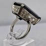 Black Spinel and White Topaz. Image 8