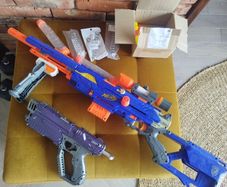 Nerf Gun Longstrike Sniper Set with mods