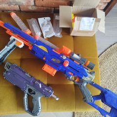 Nerf Gun Longstrike Sniper Set with mods