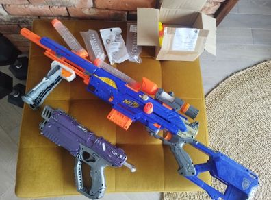 Nerf Gun Longstrike Sniper Set with mods