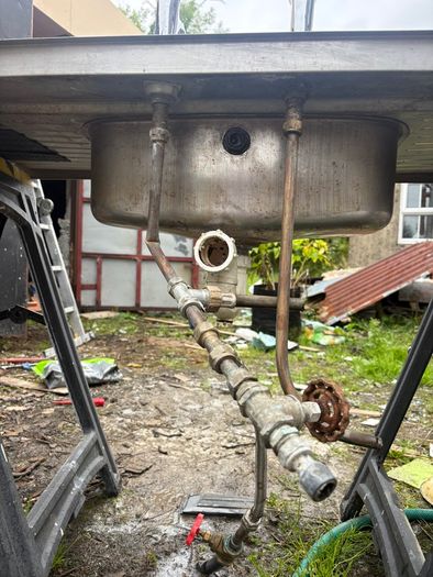 Stainless Steel Sink and Drainer Unit