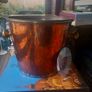 Heavy brass ice bucket antique, takes 3 champagne bottles, D18 Image 2