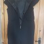 Black peplum dress size 18 (free postage) Image 7