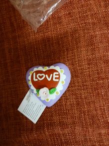 Vintage Russ Love Brooch