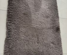 Grey Fluffy Rug