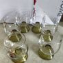 Set Of 6 Vintage 1960 Osterreich Gutesiegel Wein Wine Glasses Image 6