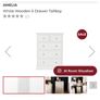 White EZ Living Chest and Dress table Image 2