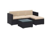 Garden Sofa with Table Garden Furniture Set with Cushions