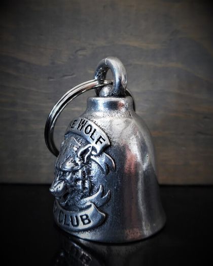 Bravo 3D Lone Wolf No Club Guardian Spirit Bell Motorcycle Motorbike Biker Gift