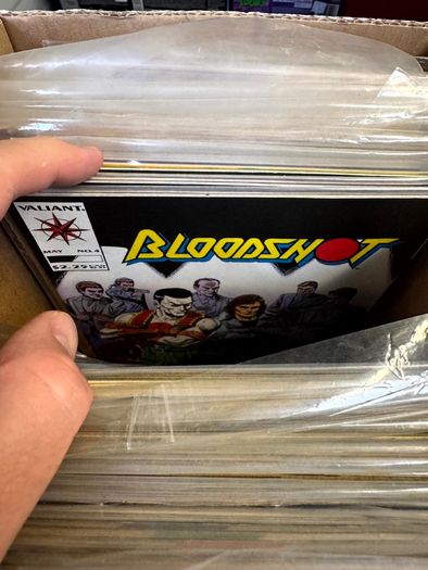 Valiant Long Comic Box w 270 comics for Sale
