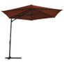 Outdoor Parasol with Steel Pole 300 cm Terracotta Image 3